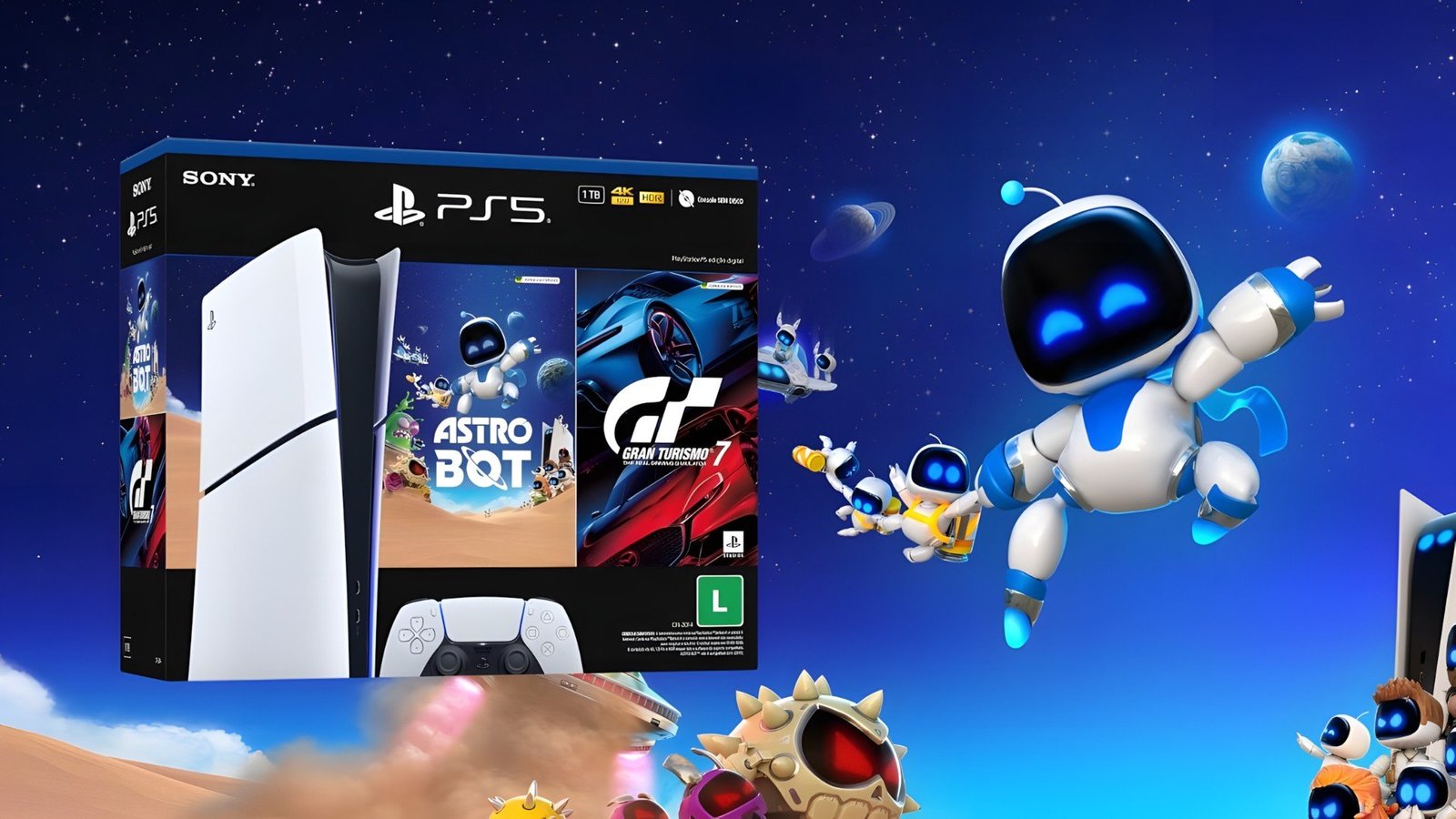 PS5 Slim Digital com Astro Bot e Gran Turismo 7 registra menor preço na Amazon com cupom - Imagem do artigo