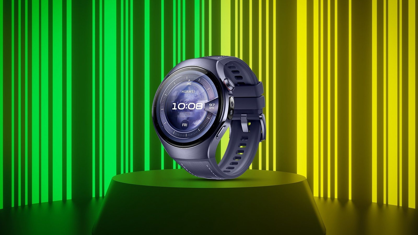 Huawei Watch 5 deve ganhar versões em azul-escuro e verde Aurora após vazamento de pôster - Imagem do artigo