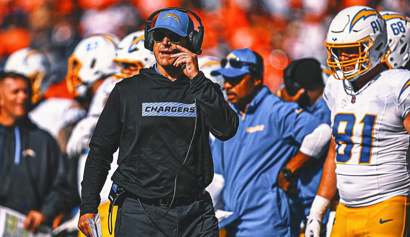 Harbaugh se mantém em silêncio após punições milionárias e suspensão de Sherrone Moore pela NCAA - Imagem do artigo