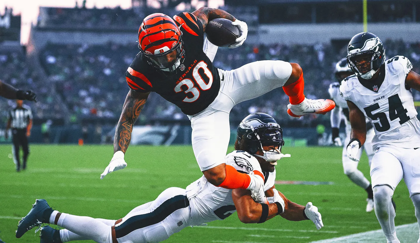 Bengals ajustam esquema ofensivo para explorar potencial de Chase Brown como running back de elite - Imagem do artigo