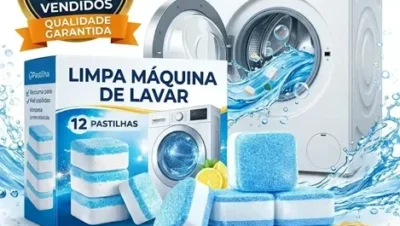 Pastilha Limpeza Máquina de Lavar Roupa: Limpeza Fácil e Prática